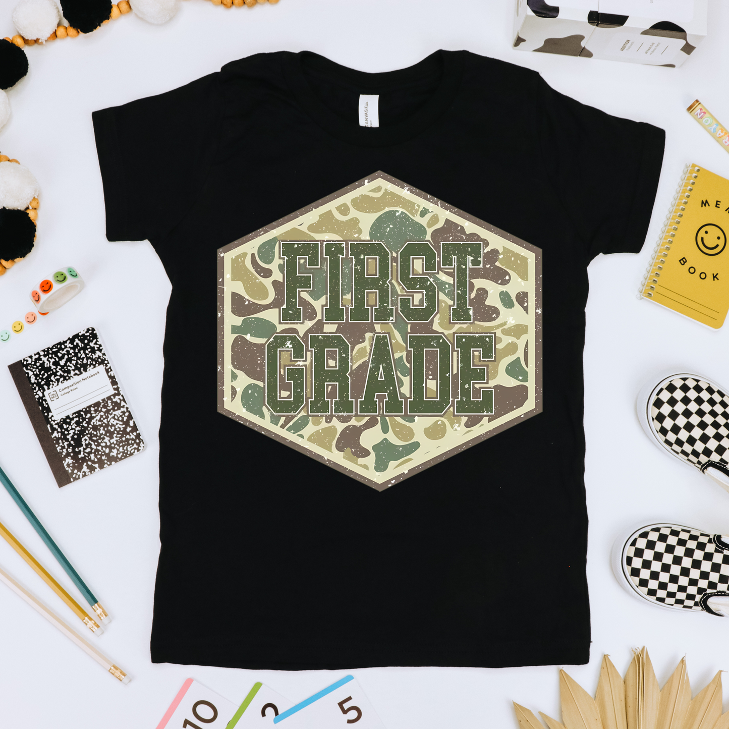 camo - back to school