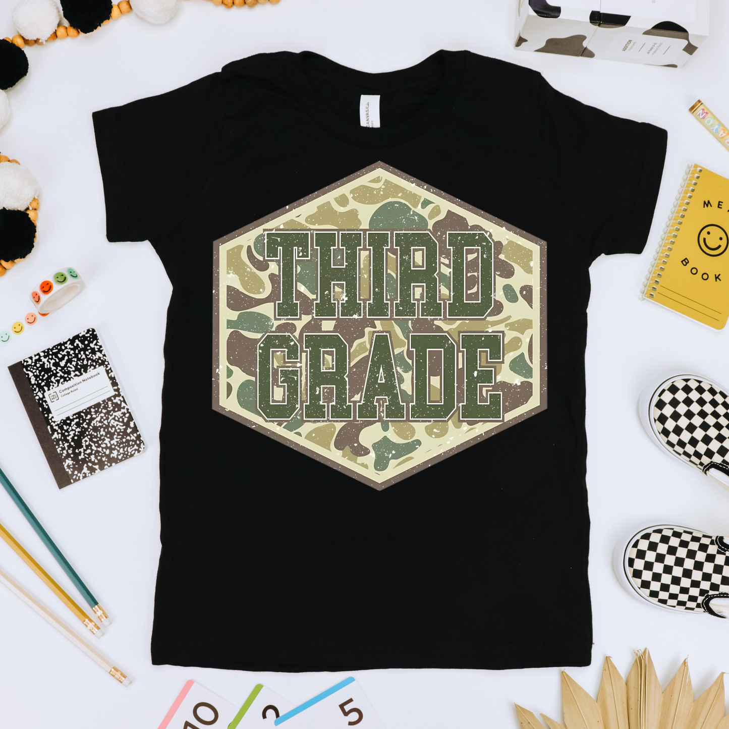 camo - back to school