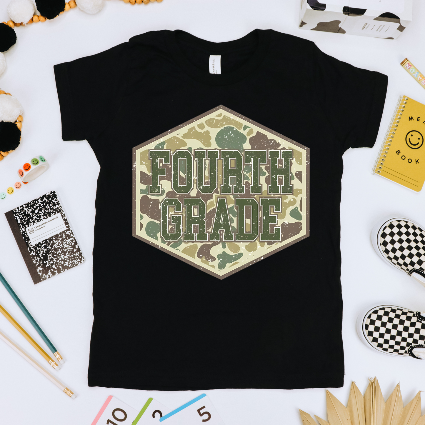camo - back to school