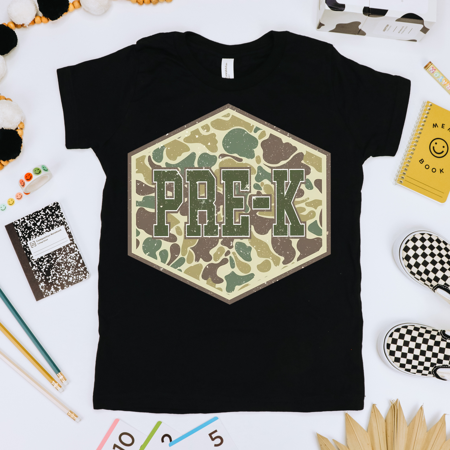 camo - back to school