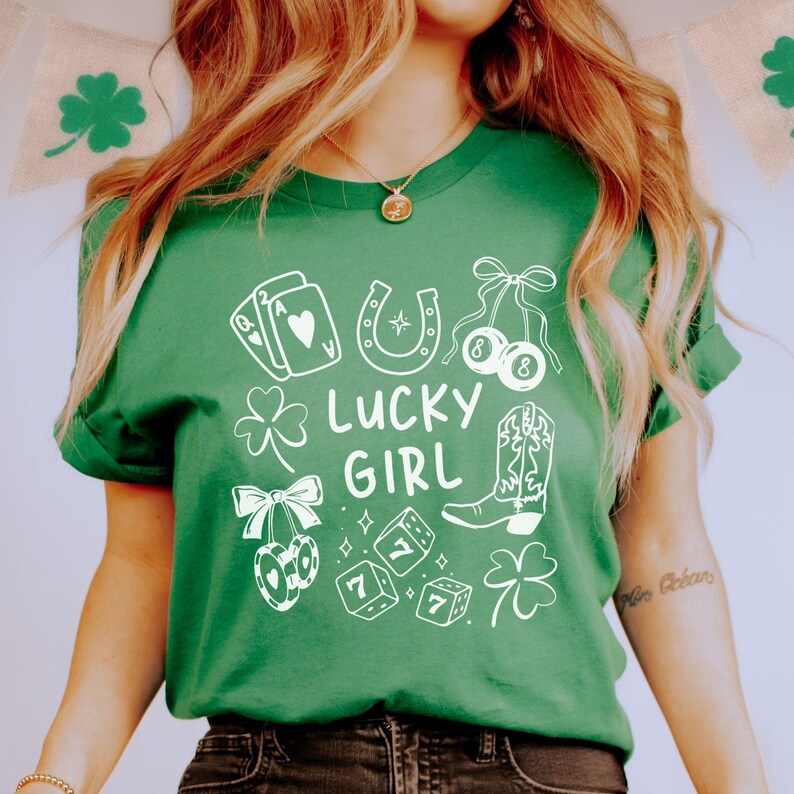 lucky girl collage