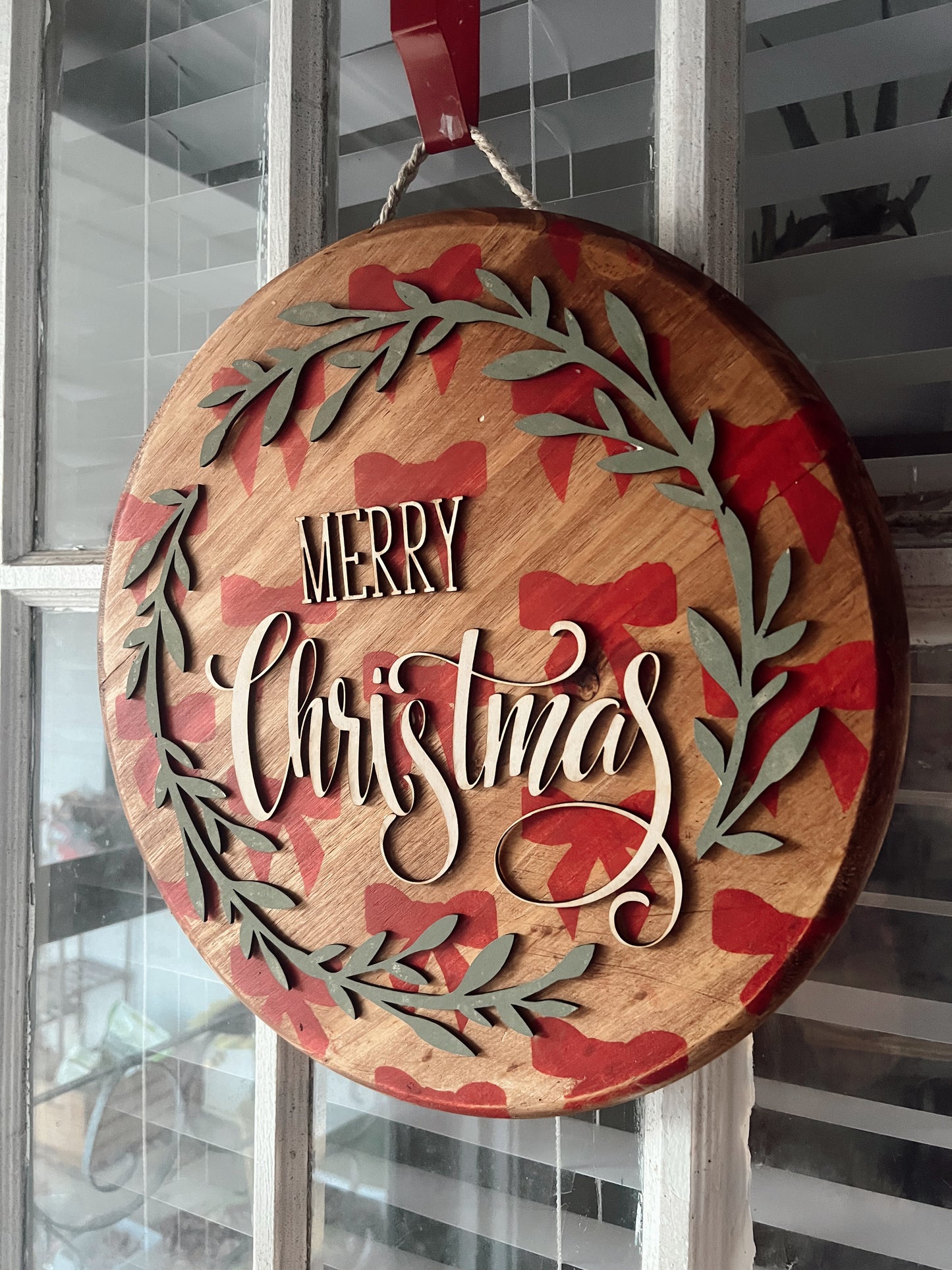 merry christmas | 15 inch door hanger