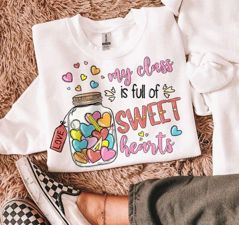 my class is full of sweet hearts