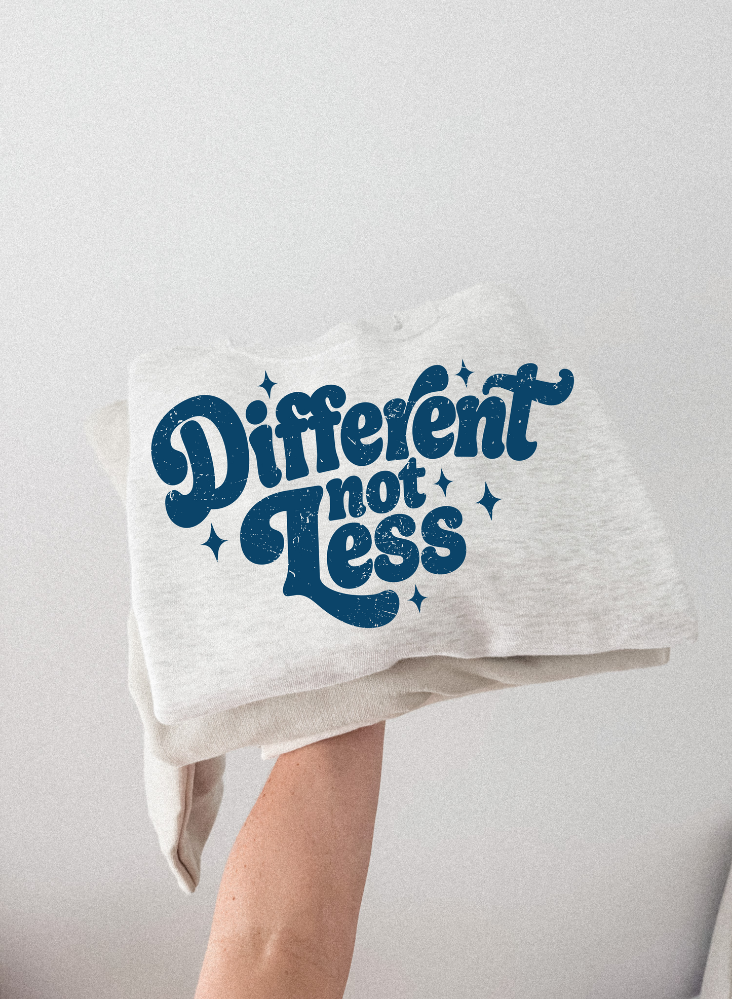 different not less