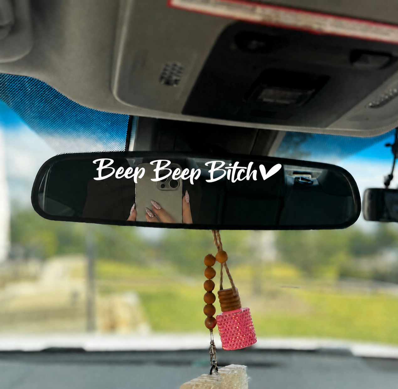 beep beep b UV decal