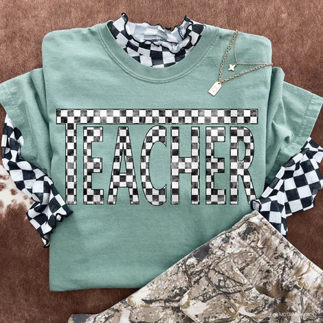 checkered teacher