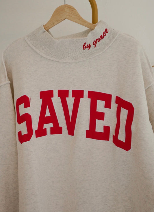 grey saved by grace mockneck - 2The9’s Preorder