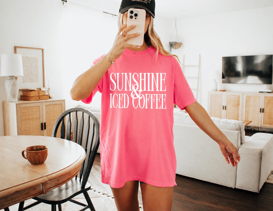 sunshine & iced coffee