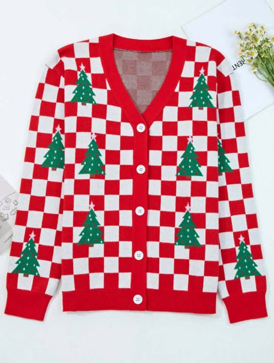 christmas checkered sweater - 2The9's Preorder