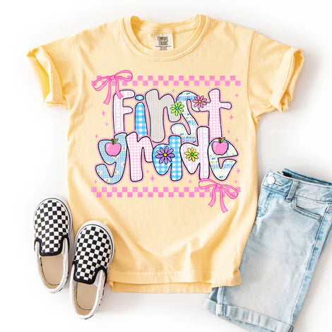 cutesy retro grade tees