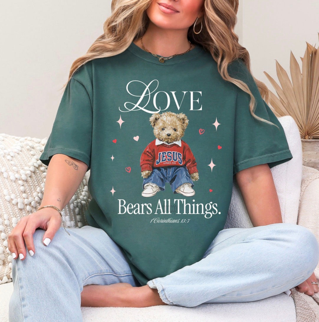 love bears all things