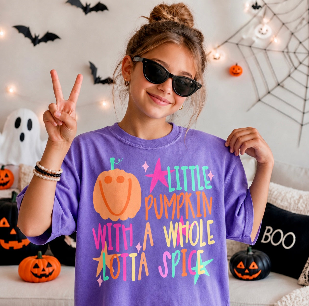 little pumpkin with a whole lotta spice