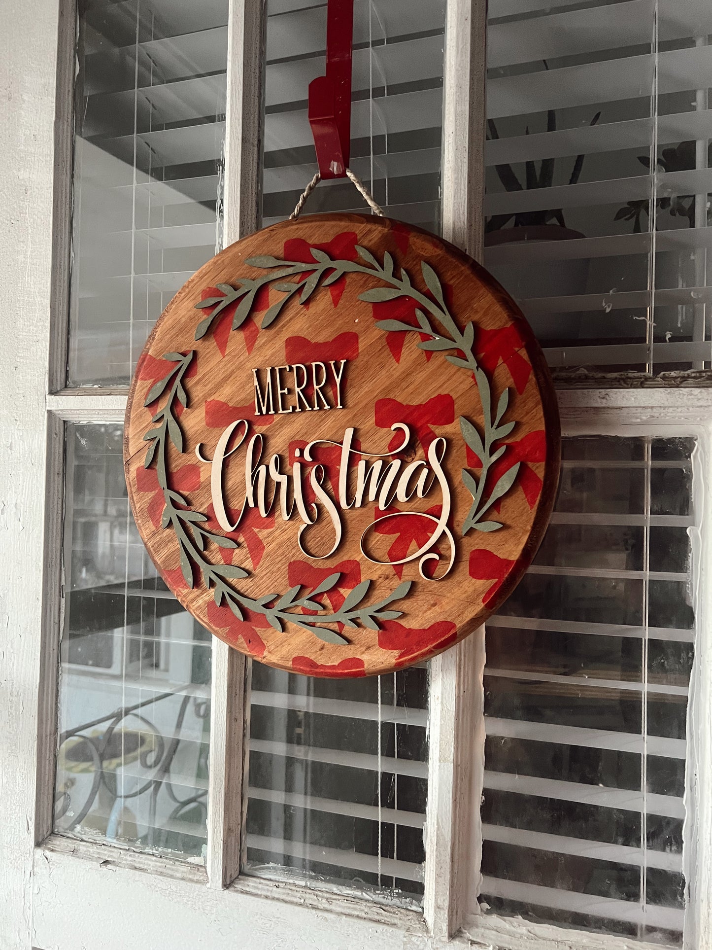 merry christmas | 15 inch door hanger