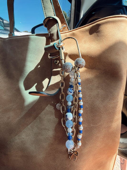 vintage blue bag charm accessory | OG item