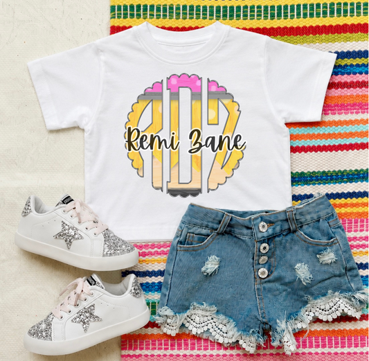 the pencil monogram