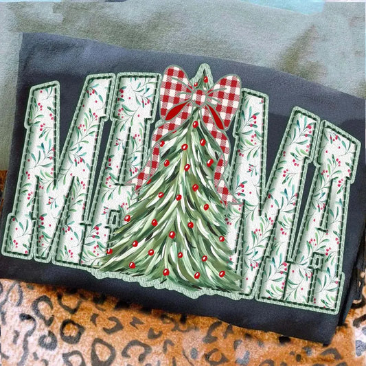vintage christmas mama
