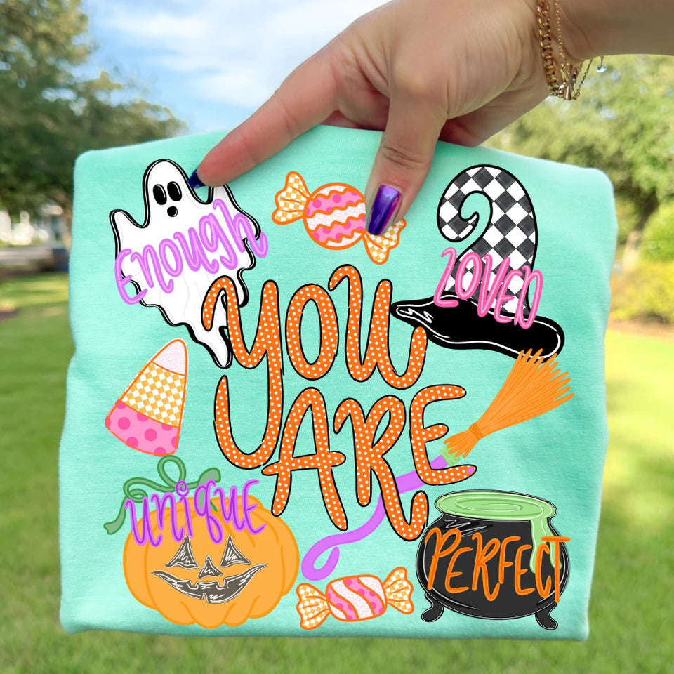 you are enough spooky design
